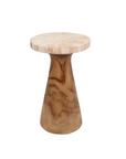 Indigo Road by Egypt Sherrod x East at Main Kayu Petrified Wood Pedestal Table