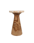 Indigo Road by Egypt Sherrod x East at Main Kayu Petrified Wood Pedestal Table