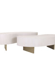 Lima 2-Piece 50" Coffee Table with Gold Metal Legs
