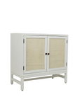 Indigo Road by Egypt Sherrod x East at Main Raffia Paneled 2 Door Storage Cabinet