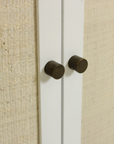Indigo Road by Egypt Sherrod x East at Main Raffia Paneled 2 Door Storage Cabinet
