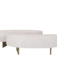 Lima 2-Piece 50" Coffee Table with Gold Metal Legs