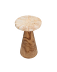 Indigo Road by Egypt Sherrod x East at Main Kayu Petrified Wood Pedestal Table