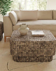 Samoa Square Recycled Coconut Shell 32" Coffee Table