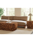 Samoa Rectangular Recycled Coconut Shell 40" Coffee Table