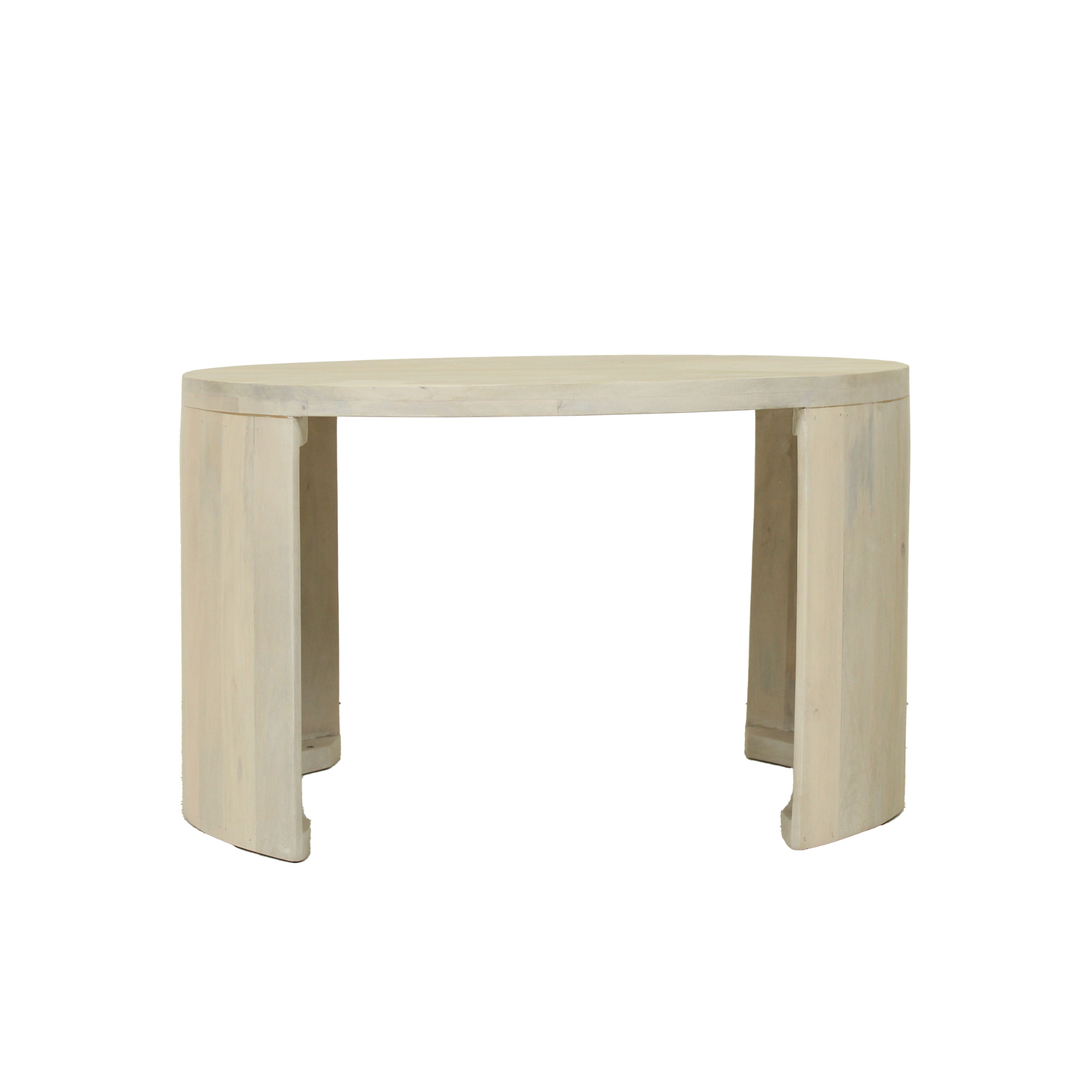 Console table with nesting stools hot sale