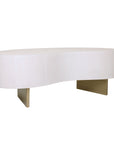 Lima 2-Piece 50" Coffee Table with Gold Metal Legs