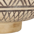 Indigo Road by Egypt Sherrod x East at Main Anya Terracotta Abstract Decorative Bowl