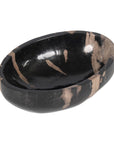 Indigo Road by Egypt Sherrod x East at Main Kiena Oval Petrified Wood Bowl