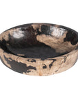 Indigo Road by Egypt Sherrod x East at Main Kiena Oval Petrified Wood Bowl