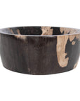 Indigo Road by Egypt Sherrod x East at Main Kiena Oval Petrified Wood Bowl