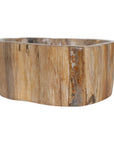 Indigo Road by Egypt Sherrod x East at Main Kiena Organic Shaped Petrified Wood Bowl