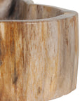 Indigo Road by Egypt Sherrod x East at Main Kiena Organic Shaped Petrified Wood Bowl