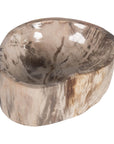 Indigo Road by Egypt Sherrod x East at Main Kiena Organic Shaped Petrified Wood Bowl