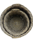 Moana Handwoven Rattan Storage Basket, Set of 2