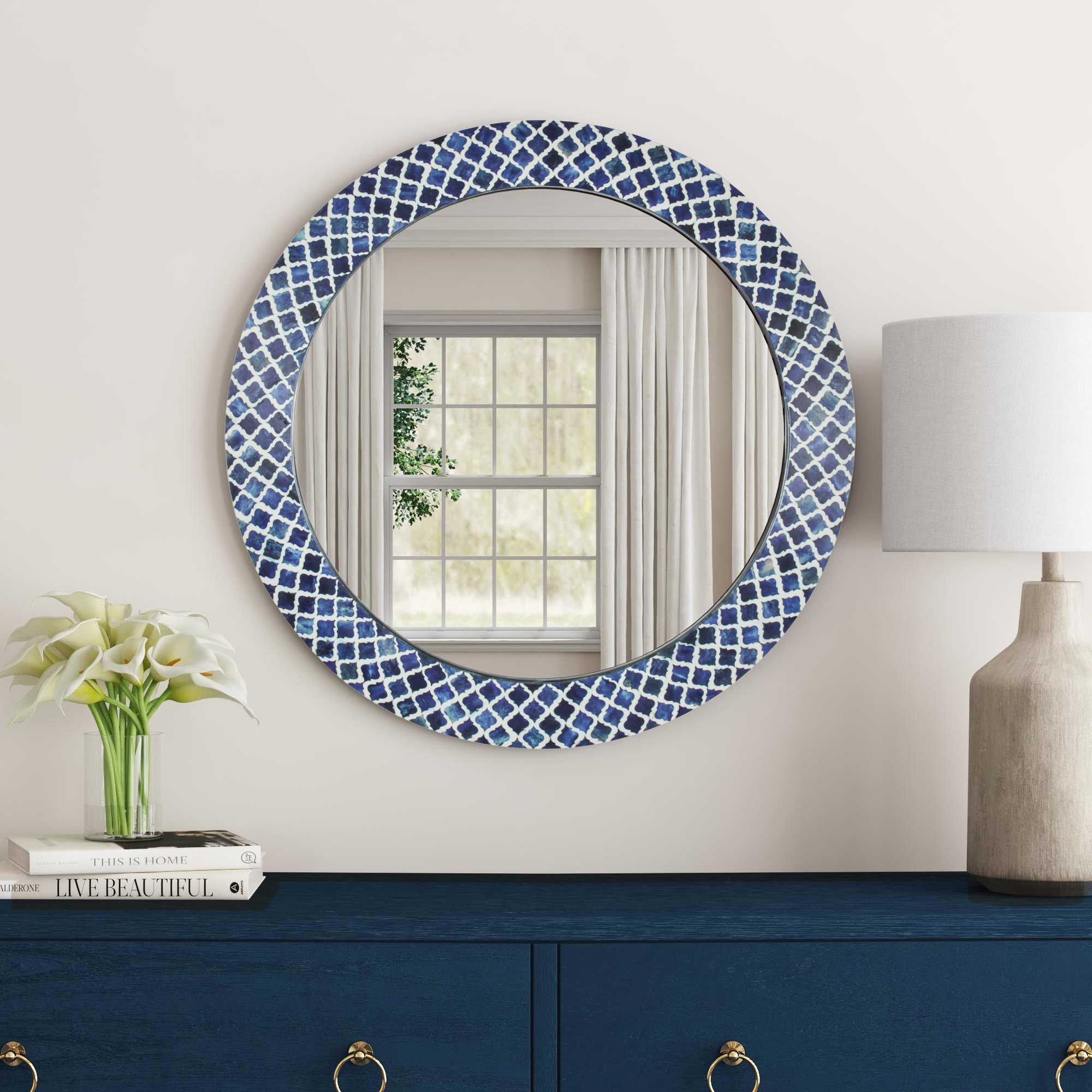 Luciana Bone Inlay Mirror
