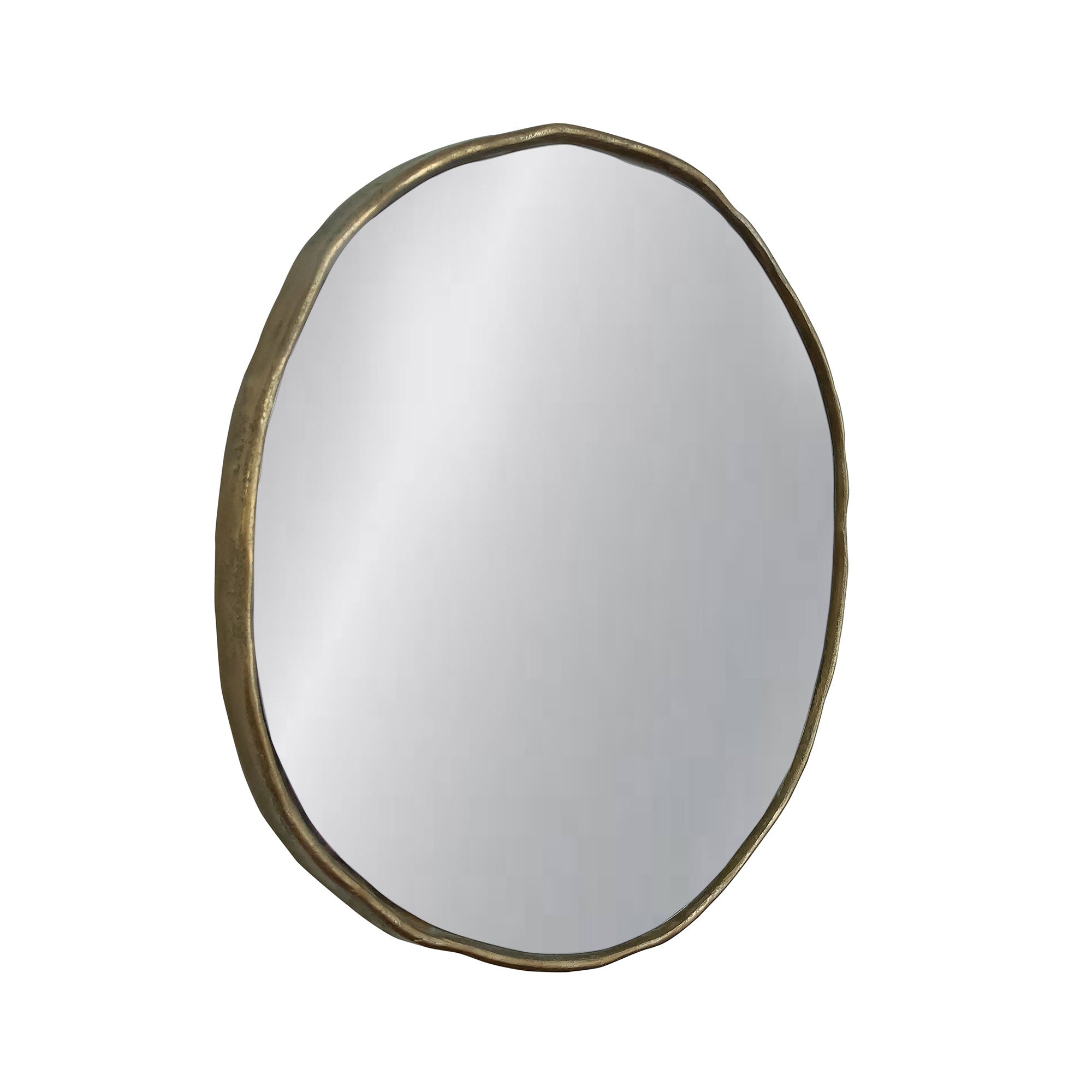 Indigo Road by Egypt Sherrod x East at Main Marni Organic Brass Metal Mirror