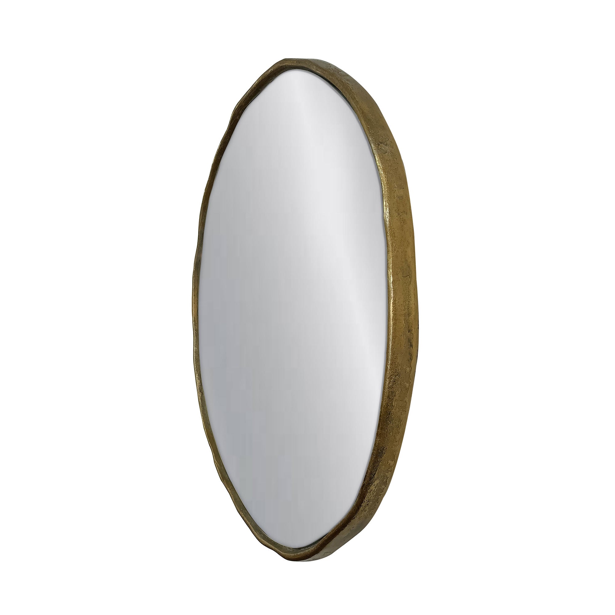 Indigo Road by Egypt Sherrod x East at Main Marni Organic Brass Metal Mirror