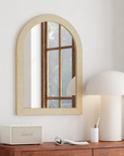 Indigo Road by Egypt Sherrod x East at Main Gia Raffia Mirror
