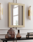 Indigo Road by Egypt Sherrod x East at Main Gia Raffia Mirror