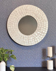 Jemma Capiz Round Mirror