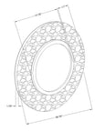 Jemma Capiz Round Mirror