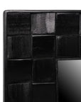 Block Rectangular 39" Recycled Wood Mirror