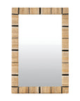 Leila Rectangular Seagrass Wall Mirror, 23"