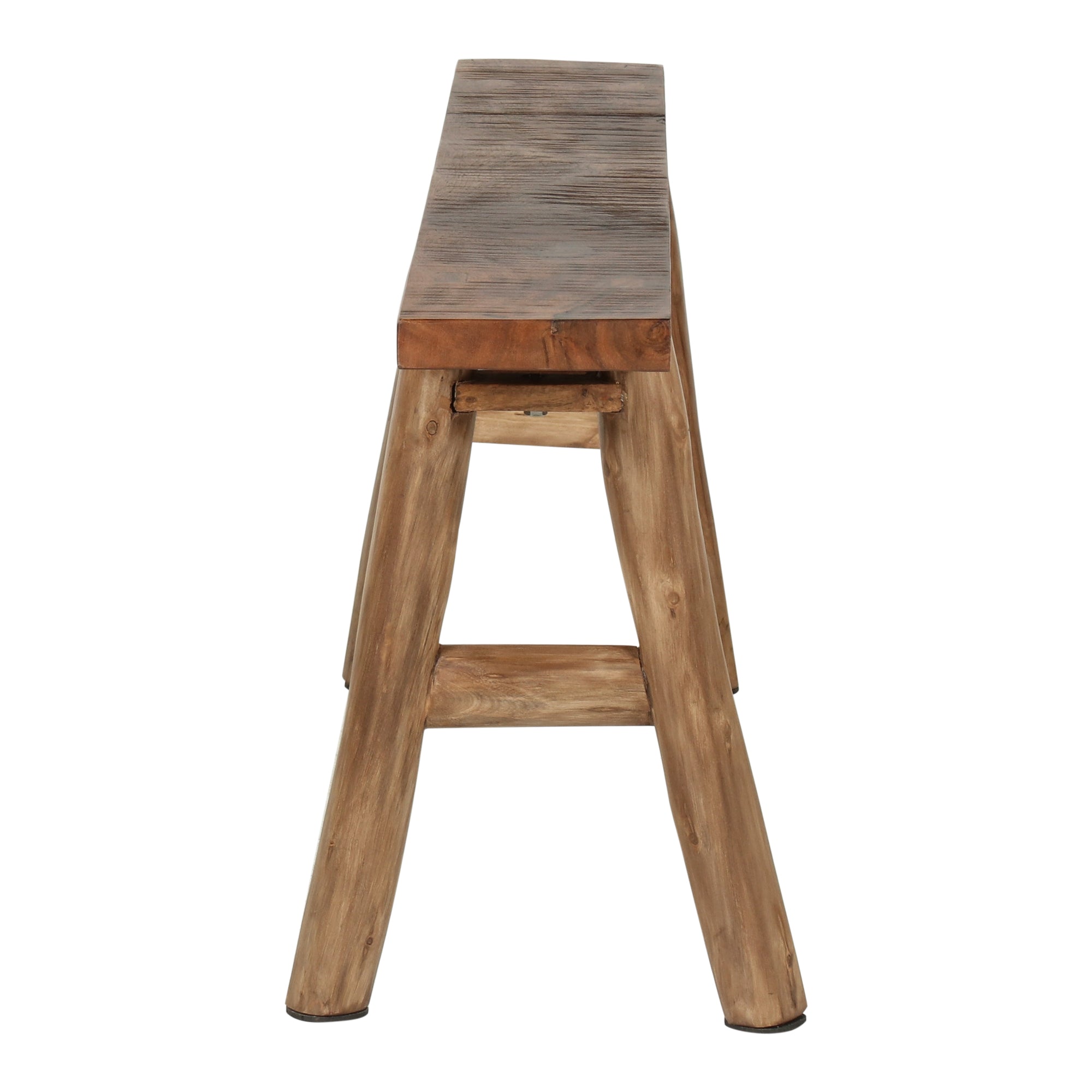 Ember Narrow Solid Wood A-Frame Bench