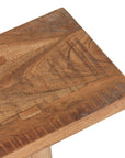 Ember Narrow Solid Wood A-Frame Bench