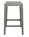 Indigo Road by Egypt Sherrod x East at Main Javi Rattan and Mahogany Counterstool (Set of 2)