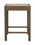 Boden Cane Woven Counter Stool, Set of 2 Solid Wood counter stool