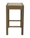Boden Cane Woven Counter Stool, Set of 2 Solid Wood counter stool
