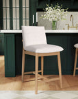 Nova Upholstered Solid Wood Counterstool