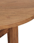 Acacia Oval Solid Wood Coffee Table
