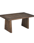 Trapezium Plank Wood Coffee Table