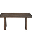 Trapezium Plank Wood Coffee Table
