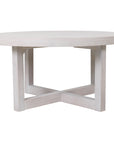 Christie Cross Base Wood Coffee Table