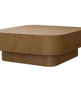Piers Bayur Wood 40" Square Plynth CoffeeTable