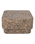 Samoa Square Recycled Coconut Shell 32" Coffee Table