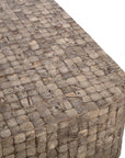 Samoa Square Recycled Coconut Shell 32" Coffee Table