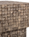Samoa Square Recycled Coconut Shell 32" Coffee Table
