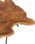 Skylar Live Edge Teak Wood Coffee Table