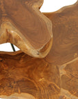 Skylar Live Edge Teak Wood Coffee Table