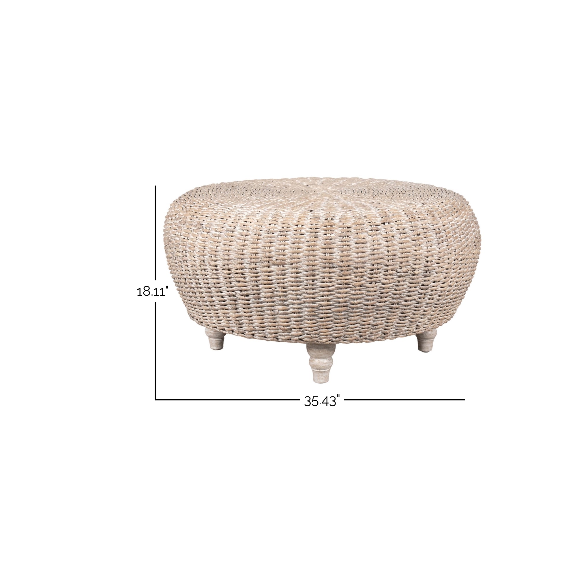 Maya Round Rattan Coffee Table