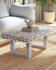 Mosaic 39" Rectangular Recycled Coconut Shell Coffee Table