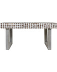 Mosaic 39" Rectangular Recycled Coconut Shell Coffee Table