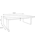 Indigo Road by Egypt Sherrod x East at Main Jasper Waterfall Rectangular Coffee Table