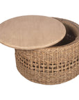 Laguna Lattice Weave Storage Coffee Table, Set of 2
