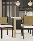 Indigo Road by Egypt Sherrod x East at Main Kauai Woven Seagrass Dining Chair, Set of 2